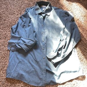 Van Heusen Men Dress Shirt 👔 Regular Fit 16-16 1/2 (32/33) Wrinkle Free